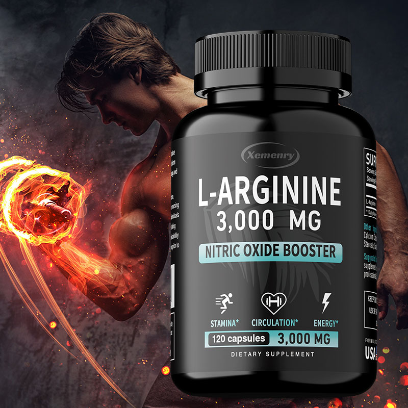 Pre Workout Supplement - L-Arginine - Ondersteunt spiergroei, bevordert de