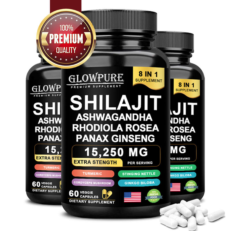 Pre Workout Supplement - Shilajit 8-in-1 supplement met Ginseng en
