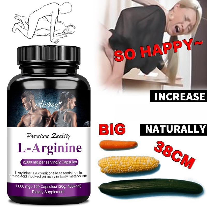 Pre Workout Supplement - L-Arginine capsules voor mannen, supplement voor