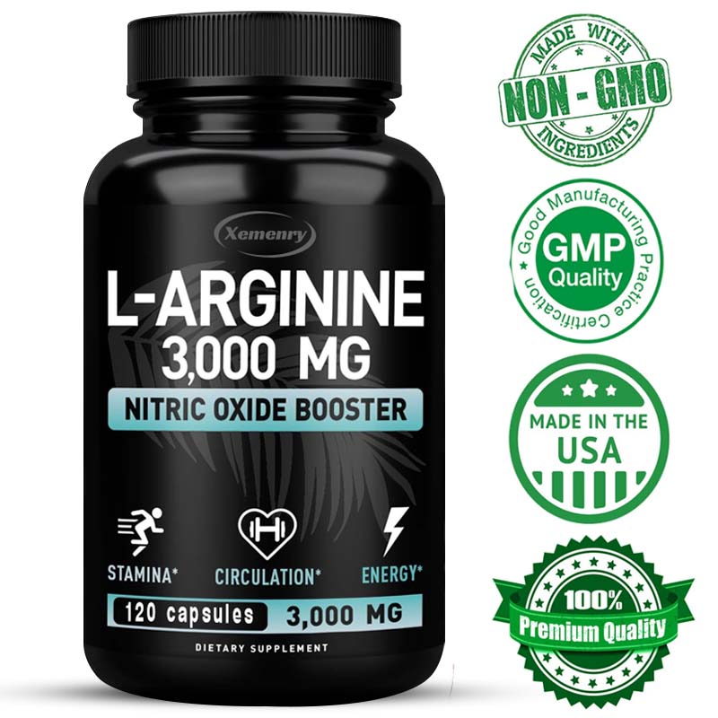 Pre Workout Supplement - L-Arginine-supplement Boost Endurance -Verhoging voor energie,
