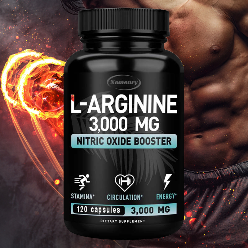 Pre Workout Supplement - L-Arginine 3000 mg - voor energie-,