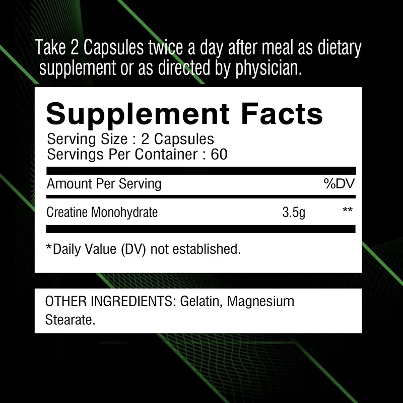 Creatine-monohydraatcapsules v - Creatine Monohydrate Powder recensie en prijs
