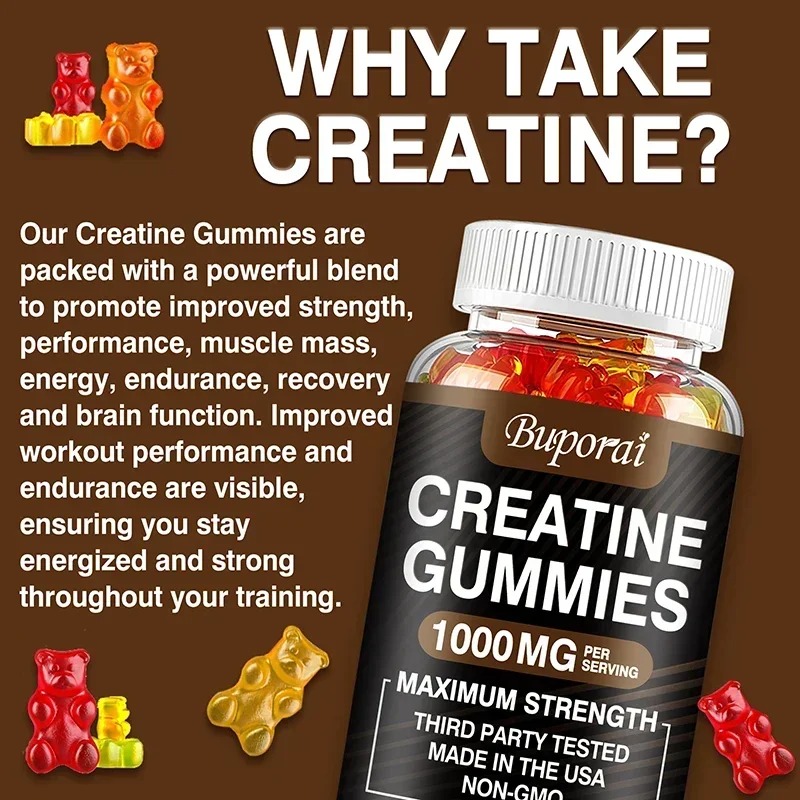 Creatine-monohydraatgummies -  - Creatine Monohydrate Powder recensie en prijs