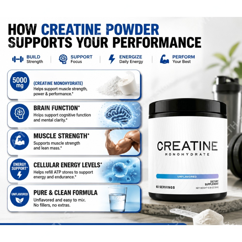 Creatine Monohydraat Poeder 50 - Creatine Monohydrate Powder recensie en prijs