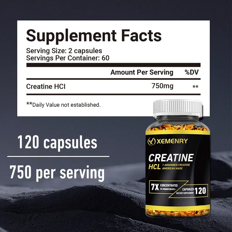 Creatine HCL-capsules - Pre-wo - Pre Workout Supplement recensie en prijs