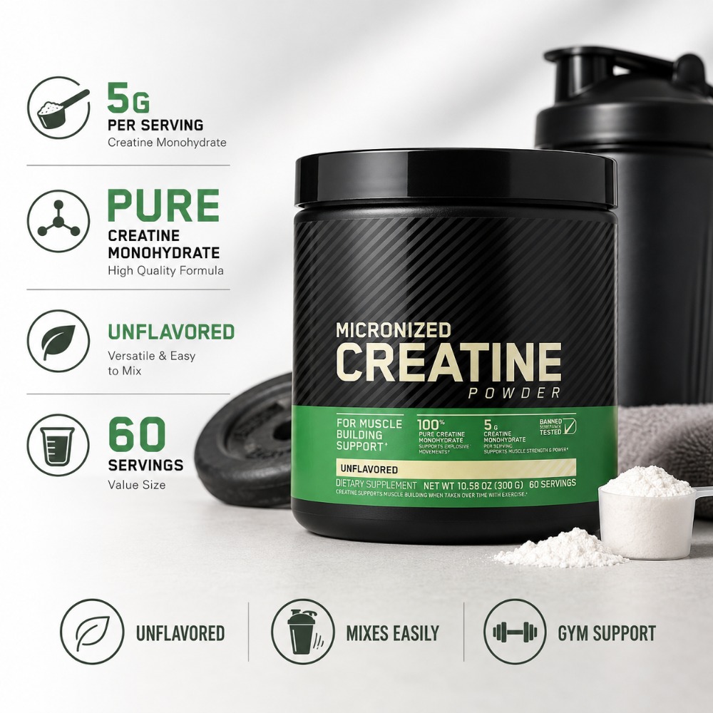 Creatine Monohydraat Poeder 30 - Creatine Monohydrate Powder recensie en prijs