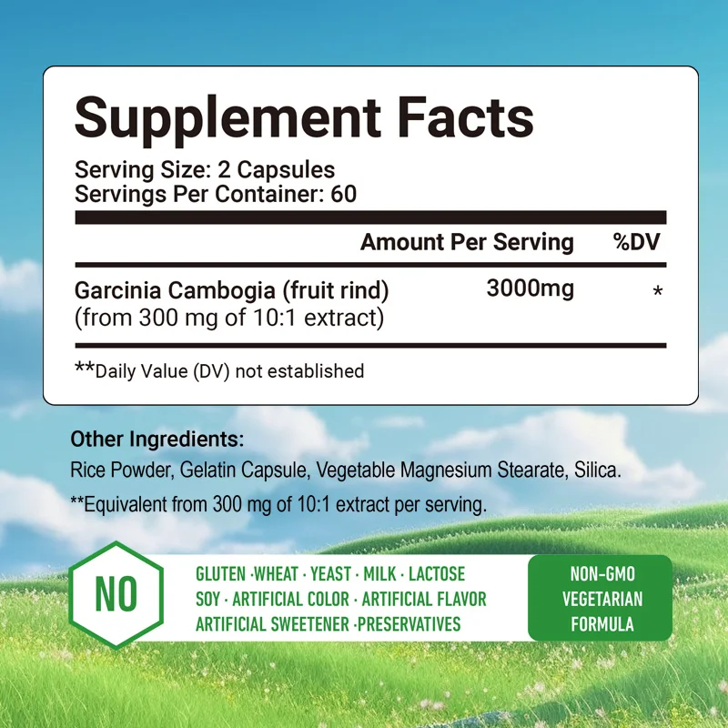 Garcinia Cambogia-capsules - V - Garcinia Cambogia Extract recensie en prijs