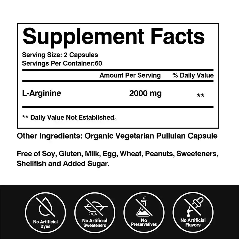 L-Arginine capsules voor manne - Pre Workout Supplement recensie en prijs