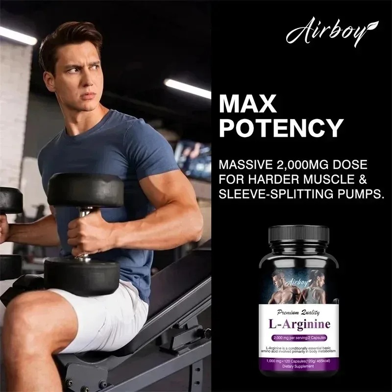 L-Arginine capsules voor manne - Pre Workout Supplement recensie en prijs