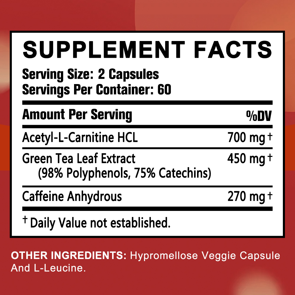 Acetyl-l-carnitine, groene the - Green Tea Extract Fat recensie en prijs