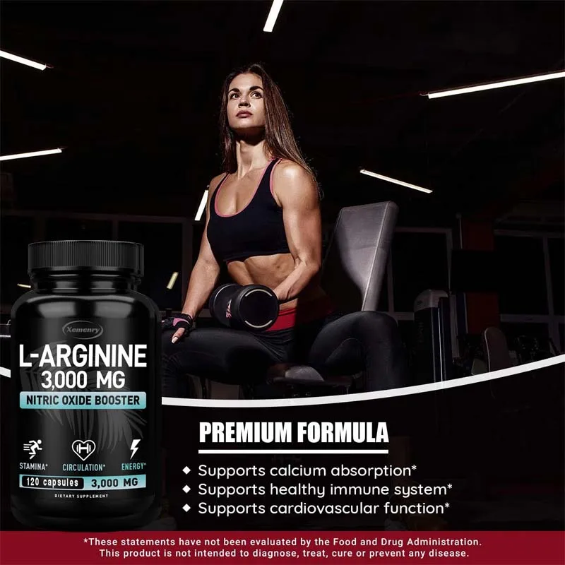 L-Arginine 3000 mg - voor ener - Pre Workout Supplement recensie en prijs